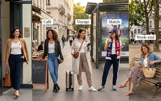 femmes portant un haut brodé