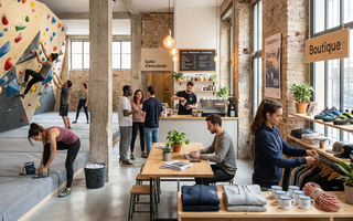 Les salles d'escalade à Paris qui mixent sport et lifestyle (cafés, boutiques, vibes Insta)