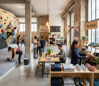 Les salles d'escalade à Paris qui mixent sport et lifestyle (cafés, boutiques, vibes Insta)