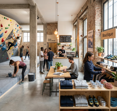 Les salles d'escalade à Paris qui mixent sport et lifestyle (cafés, boutiques, vibes Insta)