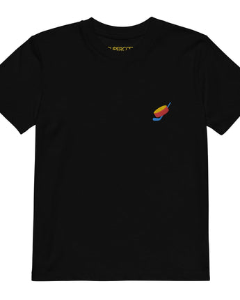 T-shirt enfant design brodé Hockey sur glace style Pop - image 5