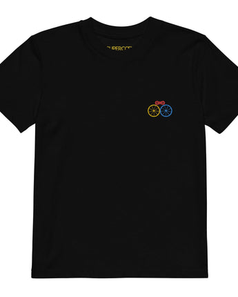 T-shirt enfant design brodé Cyclisme style Pop - image 5