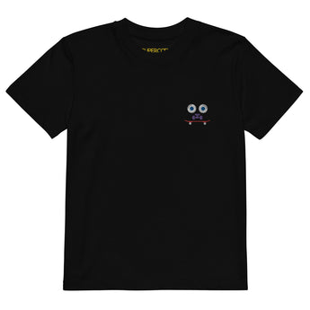 T-shirt enfant design brodé Skateboard style Illusion - image 4