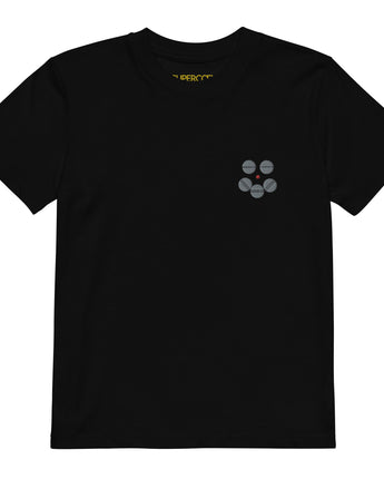 T-shirt enfant design brodé Pétanque style Illusion - image 9