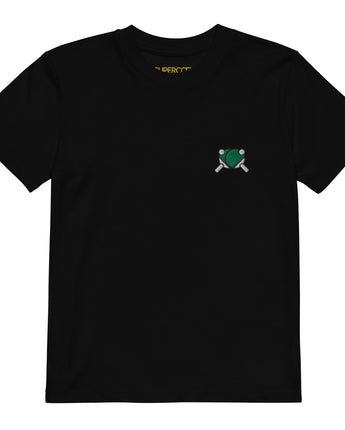 T-shirt enfant design brodé Tennis de table style Illusion - image 4