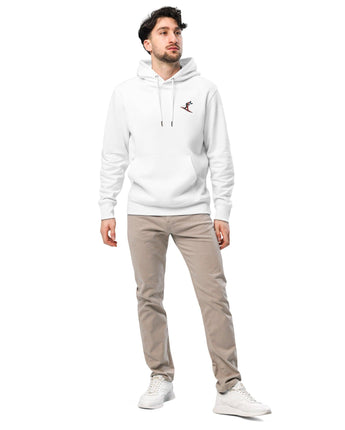 Sweat capuche design brodé Ski style Bauhaus - image 3