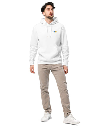 Sweat capuche design brodé Boxe style Pop - image 3
