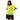 Maillot de sport Patinage artistique - style Illusion - Jaune Fluo